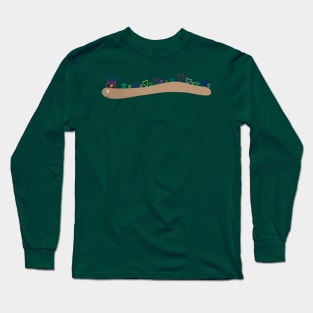 Always wearing a smile. Long Sleeve T-Shirt